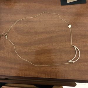Urban Outfitters crescent moon and star necklace